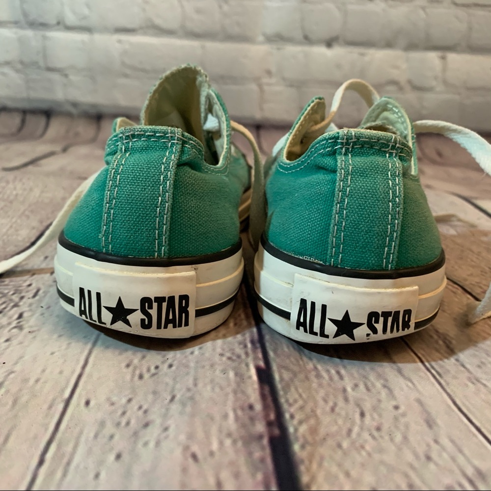 🔅👟 Teal Low Top All Star Converse 👟 - Picture 4 of 7